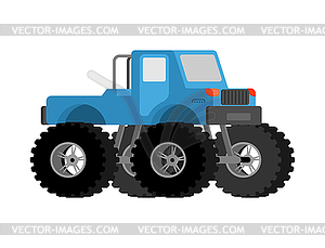 Monster Truck . car on big wheels - vector clipart