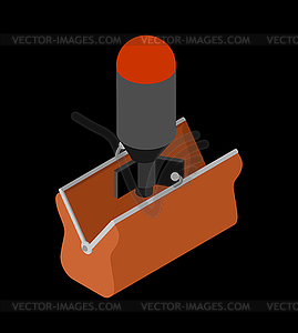 Missile in wallet. Flying bomb flies out of valise - vector image