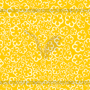 Popcorn pattern seamless. Sweetness background. - vector image