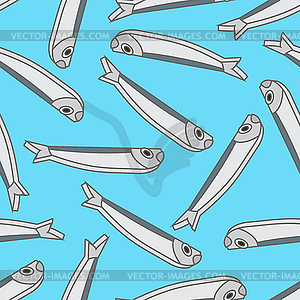 Herring pattern seamless. fish background. Baby - vector clipart / vector image