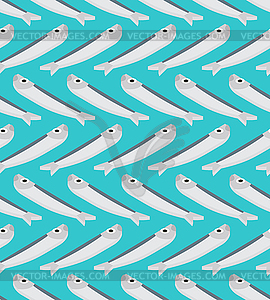 Herring pattern seamless. fish background. Baby - vector clipart
