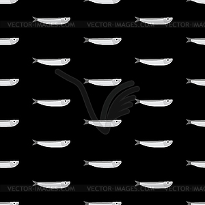 Herring pattern seamless. fish background. Baby - vector clipart / vector image