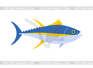 Tuna . tunny Seafood fish - vector clipart