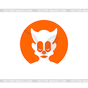 Clown User profile icon. Avatar forum symbol. - vector clipart