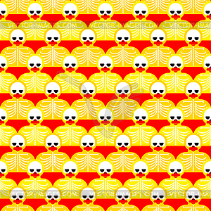 Rubber duck pattern seamless. Children`s toy - vector clip art