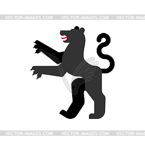 Panther Heraldic animal. Fantastic Beast. Monster - vector image