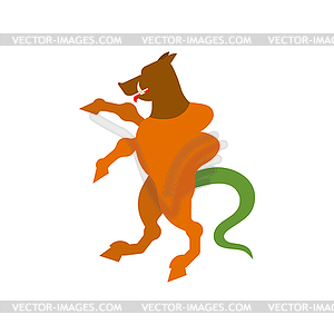 Yppotryll‌‌‌‌‌‌‌‌‌‌‌‌‌‌‌ Heraldic - vector clipart