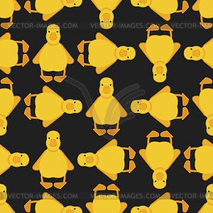 Duckling Pattern seamless . little duck - vector clipart