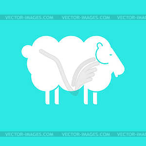 Sheep icon. Lamb sign. symbol - vector clipart