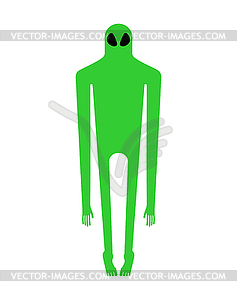 Инопланетянин. Инопланетяне зеленые высокие люди - рисунок в векторе