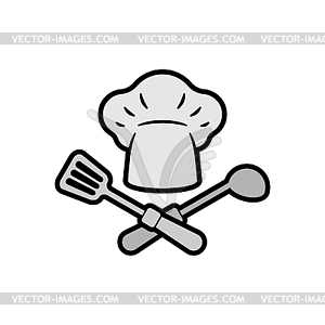 Chef sign. kitchener symbol. chief-cooker icon. - vector image