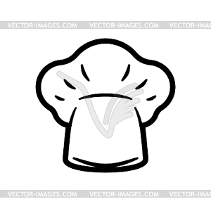 Chef`s hat . kitchener cap - vector image