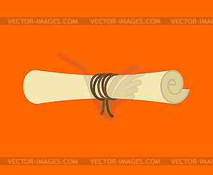 Scroll old . paper roll - vector clipart