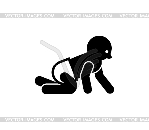 Baby sign icon. Baby symbol - vector clip art