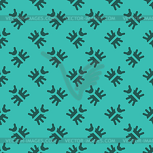 Beetle pattern seamless. Bug background. Baby fabri - vector image