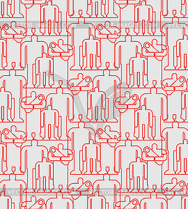 Family pattern seamless. family love background - vector clipart