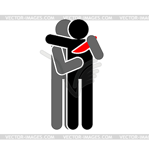 Traitor sign icon. Betrayal symbol. Concept of - vector image