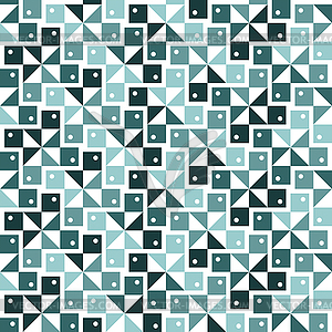 Fish geometric Pattern seamless. Fishes abstract - vector clipart