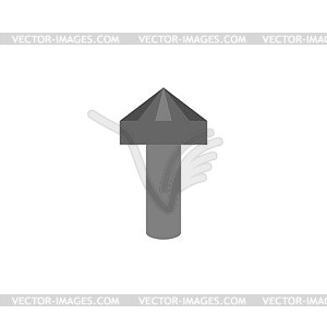 Countersink drill . Locksmith tool - vector clipart