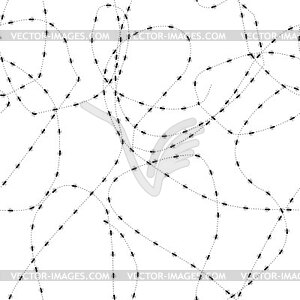 Ants pattern seamless. Ant background. Anthill - vector clip art