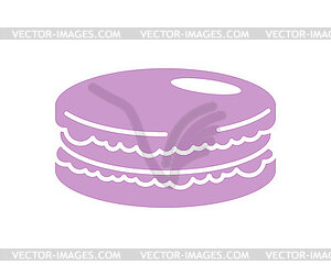 Macaroon . Macaroons icon sign. Macaron symbol - color vector clipart