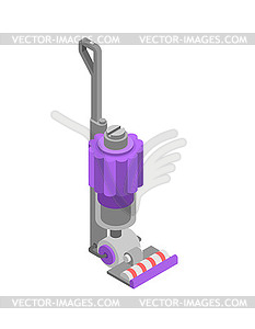 Handheld Vacuum Cleaner . House cleaning machine - vector clip art
