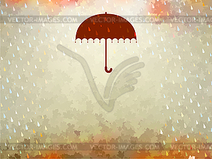 Background on theme of autumn. EPS 10 - vector clipart