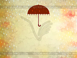 Background on theme of autumn. EPS 10 - vector image