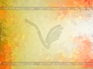 Colorful autumn leaves template pattern. EPS 10 - vector clip art