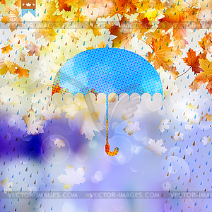 Autumn with abstract geometric shapes. EPS 10 - vector clipart / vector image