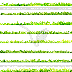 8 item set, small Grass. EPS 10 - royalty-free vector image