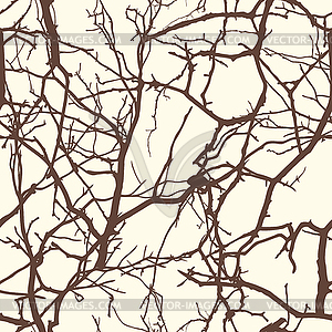 Seamless texture with autumn trees. EPS 10 - vector clip art
