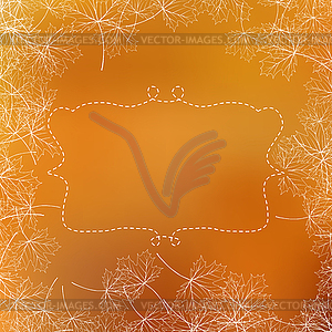 Bright autumn background. EPS 10 - royalty-free vector clipart