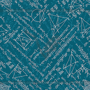 Mathematics seamless. EPS 10 - vector image