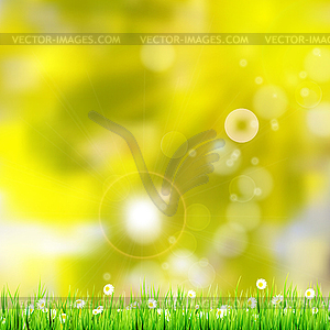 Natural green background. EPS 10 - vector image