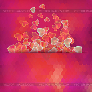 Abstract background with on glowing. EPS 10 - vector image