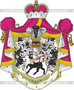 Giedroyc dukes coat of arms - vector clip art