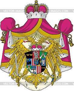 Kantakuzin dukes coat of arms - royalty-free vector clipart