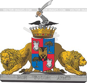 Румянцевы (графы), герб - векторный клипарт