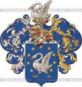 Martynov family coat of arms - vector EPS clipart