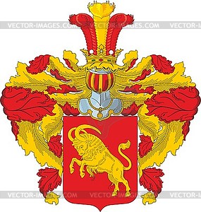 Turziewicz family coat of arms - vector image