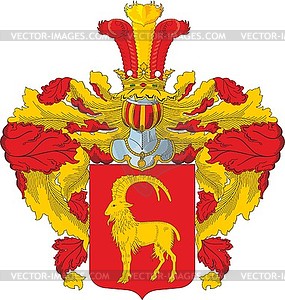 Turziewicz family coat of arms - vector clip art