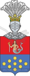 Рускевичи, фамильный герб (Велорад) - клипарт