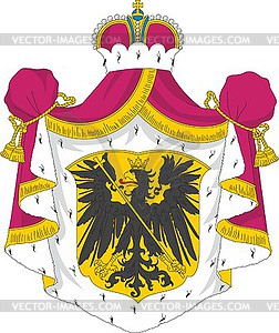 Odoevsky dukes coat of arms - vector clipart