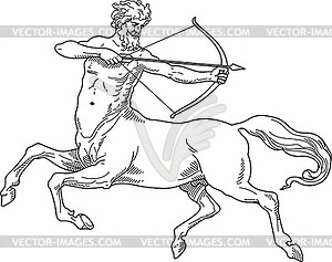 shooting arrow clip art