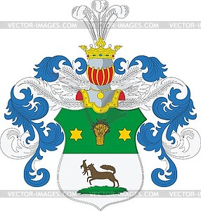 Speranskiy family coat of arms - vector clip art