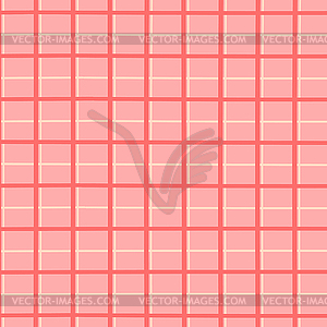 Pink and yellow squared checkered background - vector clipart