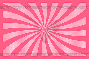 Pop art groovy retro style background with pink colored - vector EPS clipart