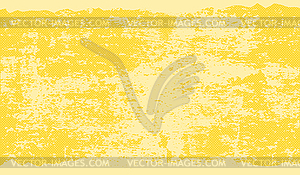 Aged grunge paper background decorated with polka dots. - vector image