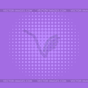 Purple halftone background. Halftone dots effect - vector image